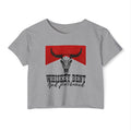 Women's whiskey bent  Crop Top